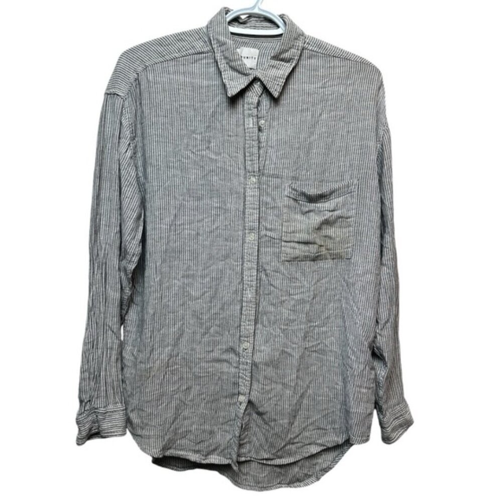 Community Stripped Button up sz S